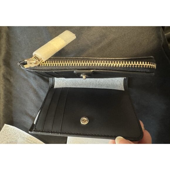 Kate Spade Madison Small L-Zip Wallet KH615 001 Black NEW $189 - Picture 6 of 16